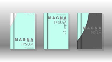 Kurumsal iş yıllık rapor kitap kapağı broşür el ilanı posteri için soyut düşük daire şekil arka plan. Eps10 vektör şablonu