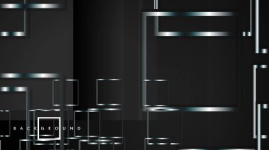 Modern Soyut Vektör Kutusu Arka Plan. beyaz degrade şeritler ile. eps 10 şablonu