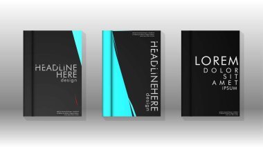 Kitap Kapağı renkli geometrik arka planlar.