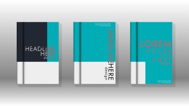 Soyut kitap kapağı düzeninin arka planı. Broşürler, dergiler, vektör şablonları vb. için. Modern tasarımlar Eps 10'da geometrik desenler oluşturur