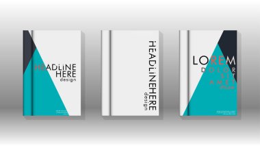 Soyut kitap kapağı düzeninin arka planı. Broşürler, dergiler, vektör şablonları vb. için. Modern tasarımlar Eps 10'da geometrik desenler oluşturur