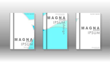 Kurumsal iş yıllık rapor kitap kapağı broşür el ilanı posteri için soyut düşük daire şekil arka plan. Eps10 vektör şablonu