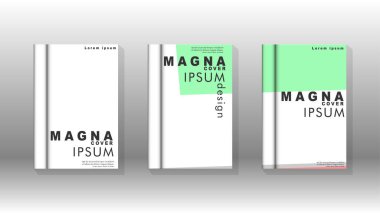 Kapak kitabı kavramı soyut geometrik arka plan renk ve şekillerin bir kombinasyonu ile