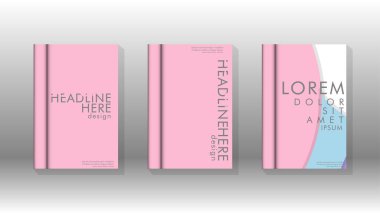 Kurumsal iş yıllık rapor kitap kapağı broşür el ilanı posteri için soyut düşük daire şekil arka plan. Eps10 vektör şablonu