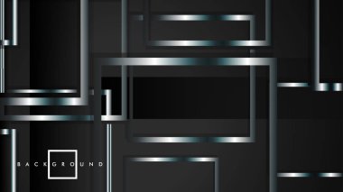 Modern Soyut Vektör Kutusu Arka Plan. beyaz degrade şeritler ile. eps 10 şablonu