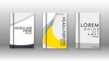 Arka kapak sıvı elemanları ile. Tasarım kavramı kitap. Fütüristik iş düzeni. Dijital poster şablonu. Tasarlamak vektör - eps10