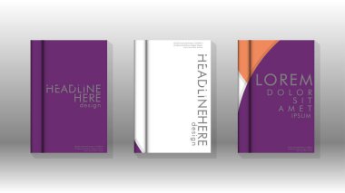 Kurumsal iş yıllık rapor kitap kapağı broşür el ilanı posteri için soyut düşük daire şekil arka plan. Eps10 vektör şablonu