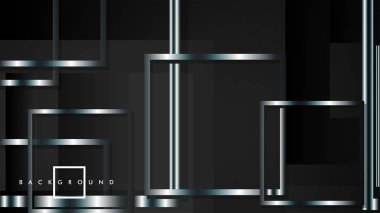 Modern Soyut Vektör Kutusu Arka Plan. beyaz degrade şeritler ile. eps 10 şablonu