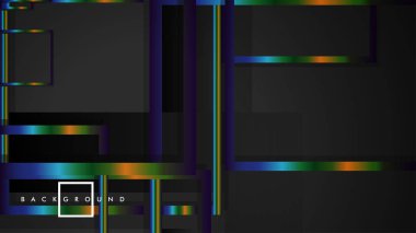 Modern Soyut Vektör Kutusu Arka Plan. renkli degrade şeritler ile. eps 10 şablonu