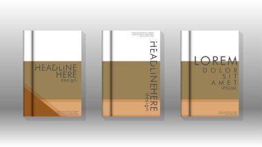 Kapak kitabı kavramı soyut geometrik arka plan renk ve şekillerin bir kombinasyonu ile