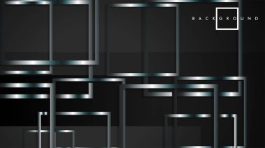 Modern Soyut Vektör Kutusu Arka Plan. beyaz degrade şeritler ile. eps 10 şablonu