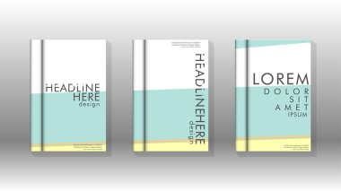 Kapak kitabı kavramı soyut geometrik arka plan renk ve şekillerin bir kombinasyonu ile