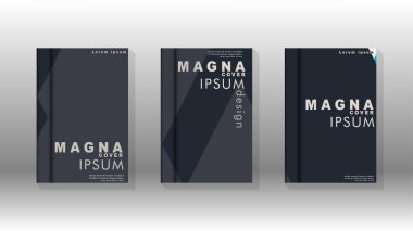 Soyut kitap kapağı düzeninin arka planı. Broşürler, dergiler, vektör şablonları vb. için. Modern tasarımlar Eps 10'da geometrik desenler oluşturur