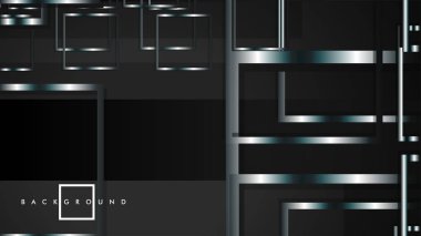 Modern Soyut Vektör Kutusu Arka Plan. beyaz degrade şeritler ile. eps 10 şablonu