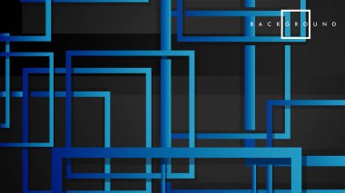 Vektör Modern Soyut Kareler Arka Planlar . siyah yeşil degrade ile. eps 10 şablonu