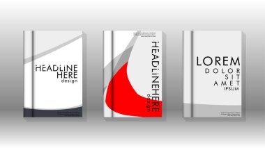 Arka kapak sıvı elemanları ile. Tasarım kavramı kitap. Fütüristik iş düzeni. Dijital poster şablonu. Tasarlamak vektör - eps10