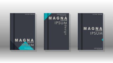 Soyut kitap kapağı düzeninin arka planı. Broşürler, dergiler, vektör şablonları vb. için. Modern tasarımlar Eps 10'da geometrik desenler oluşturur