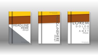 Kapak kitabı kavramı soyut geometrik arka plan renk ve şekillerin bir kombinasyonu ile