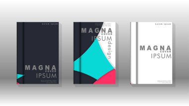 Posterler, kapaklar, broşürler, şirket yıllık iş, vb için soyut daire şekil arka planlar.