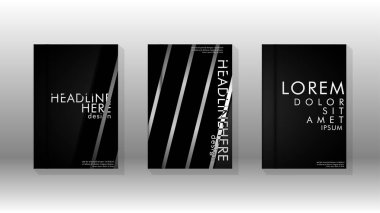 Geometrik tasarım arka planlı kapak kitabı.