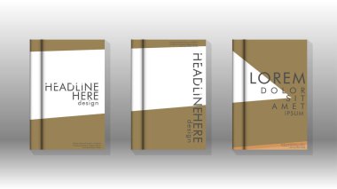 Kapak kitabı kavramı soyut geometrik arka plan renk ve şekillerin bir kombinasyonu ile