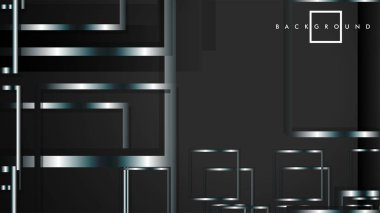 Modern Soyut Vektör Kutusu Arka Plan. beyaz degrade şeritler ile. eps 10 şablonu