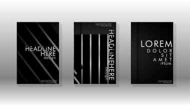 Geometrik tasarım arka planlı kapak kitabı.