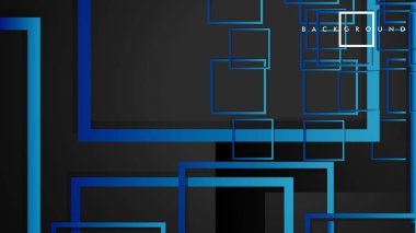 Vektör Modern Soyut Kareler Arka Planlar . siyah yeşil degrade ile. eps 10 şablonu