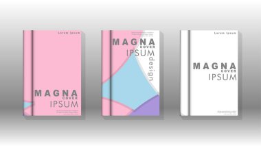 Kurumsal iş yıllık rapor kitap kapağı broşür el ilanı posteri için soyut düşük daire şekil arka plan. Eps10 vektör şablonu