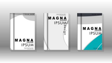 Arka kapak sıvı elemanları ile. Tasarım kavramı kitap. Fütüristik iş düzeni. Dijital poster şablonu. Tasarlamak vektör - eps10