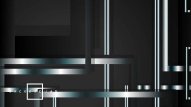 Modern Soyut Vektör Kutusu Arka Plan. beyaz degrade şeritler ile. eps 10 şablonu