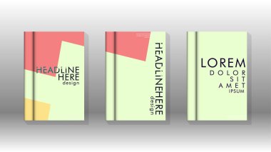 Soyut kitap kapağı düzeninin arka planı. Broşürler, dergiler, vektör şablonları vb. için. Modern tasarımlar Eps 10'da geometrik desenler oluşturur