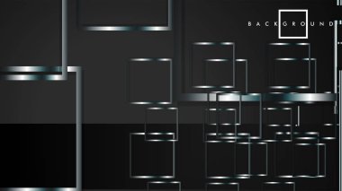 Modern Soyut Vektör Kutusu Arka Plan. beyaz degrade şeritler ile. eps 10 şablonu