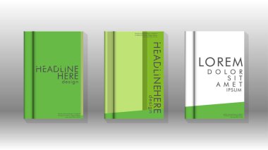Kapak kitabı kavramı soyut geometrik arka plan renk ve şekillerin bir kombinasyonu ile
