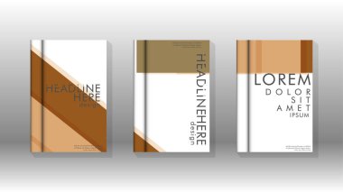 Kapak kitabı kavramı soyut geometrik arka plan renk ve şekillerin bir kombinasyonu ile