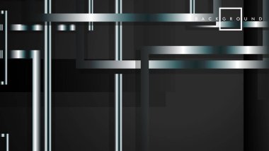 Modern Soyut Vektör Kutusu Arka Plan. beyaz degrade şeritler ile. eps 10 şablonu