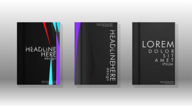 Kitap Kapağı renkli geometrik arka planlar.