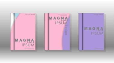 Kurumsal iş yıllık rapor kitap kapağı broşür el ilanı posteri için soyut düşük daire şekil arka plan. Eps10 vektör şablonu