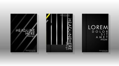 Geometrik tasarım arka planlı kapak kitabı.