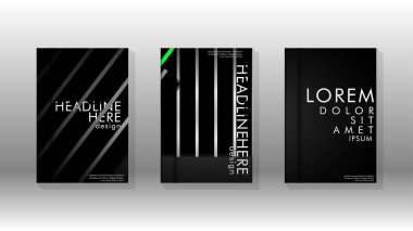 Geometrik tasarım arka planlı kapak kitabı