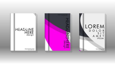 Arka kapak sıvı elemanları ile. Tasarım kavramı kitap. Fütüristik iş düzeni. Dijital poster şablonu. Tasarlamak vektör - eps10