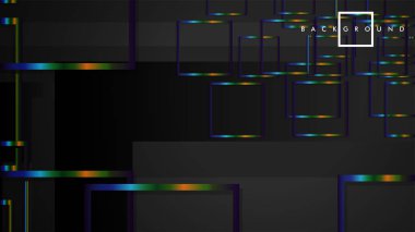 Modern Soyut Vektör Kutusu Arka Plan. renkli degrade şeritler ile. eps 10 şablonu