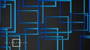 Vektör Modern Soyut Kareler Arka Planlar . siyah yeşil degrade ile. eps 10 şablonu