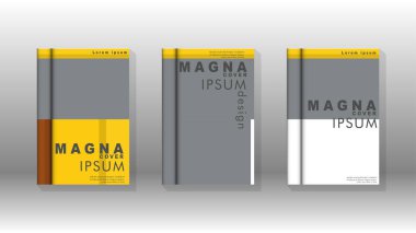 Kapak kitabı kavramı soyut geometrik arka plan renk ve şekillerin bir kombinasyonu ile