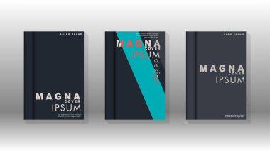 Soyut kitap kapağı düzeninin arka planı. Broşürler, dergiler, vektör şablonları vb. için. Modern tasarımlar Eps 10'da geometrik desenler oluşturur