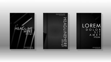 Geometrik tasarım arka planlı kapak kitabı.