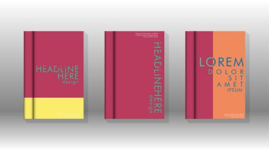 Soyut kitap kapağı düzeninin arka planı. Broşürler, dergiler, vektör şablonları vb. için. Modern tasarımlar Eps 10'da geometrik desenler oluşturur