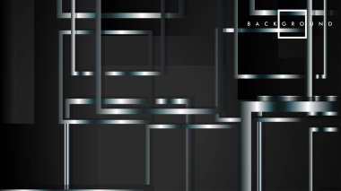 Modern Soyut Vektör Kutusu Arka Plan. beyaz degrade şeritler ile. eps 10 şablonu