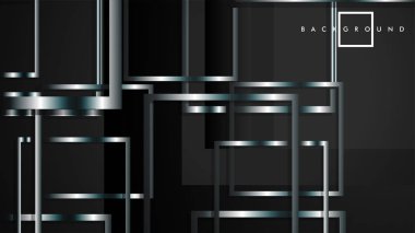 Modern Soyut Vektör Kutusu Arka Plan. beyaz degrade şeritler ile. eps 10 şablonu