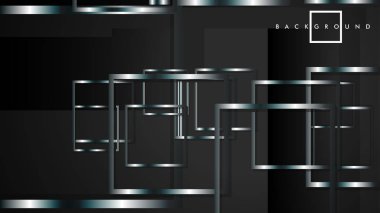 Modern Soyut Vektör Kutusu Arka Plan. beyaz degrade şeritler ile. eps 10 şablonu